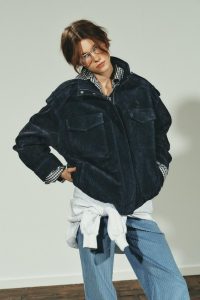 کت زنانه ۱۰۰٪ چرم جیر با جیب زارا – ZARA