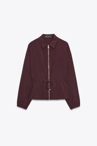 کت سافاری زنانه بنددار زارا – ZARA