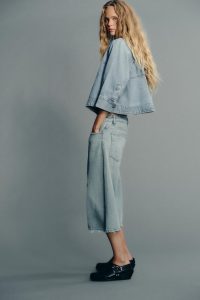 کت شنلی جین زنانه TRF زارا – ZARA