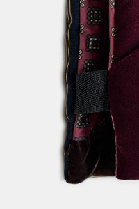 کت مخملی زنانه دوخت لوزی با پارچه متضاد زارا – ZARA