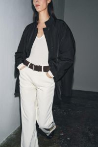 کت نایلونی اورسایز زنانه کالکشن ZW زارا – ZARA