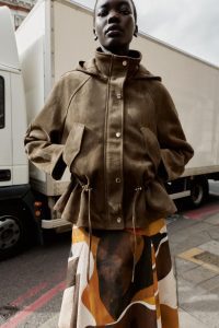 کت هودی زنانه با افکت جیر زارا – ZARA