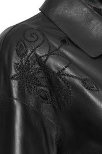 کت چرم مشکی زنانه جنیفر دری مد