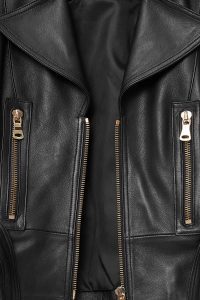 کت چرم کوتاه مشکی زنانه آتنا دری مد