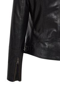 کت چرم کوتاه مشکی زنانه Prima دری مد