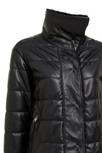 کت چرمی زنانه مشکی تدی Avoriaz دری مد