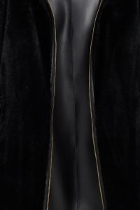 کت چرمی زنانه مشکی تدی کلاه‌دار Artesina دری مد