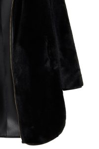 کت چرمی زنانه مشکی تدی کلاه‌دار Artesina دری مد