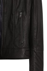 کت چرمی زنانه مشکی کوتاه Prima دری مد