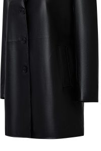 کت چرمی زنانه مشکی Emma دری مد