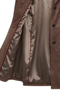 کت چرمی زنانه ویزون جیر Tara دری مد