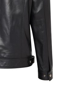 کت چرمی مردانه سایز بزرگ مشکی Muller-X دری مد