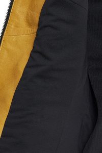 کت چرمی کوتاه زرد زنانه لیندا دری مد