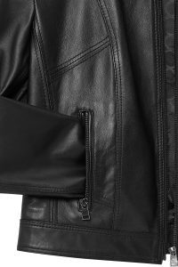 کت چرمی کوتاه مشکی زنانه کایلی دری مد