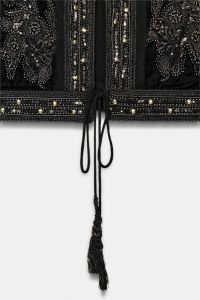 کت کوتاه زنانه گلدوزی‌شده نسخه محدود ZW زارا – ZARA