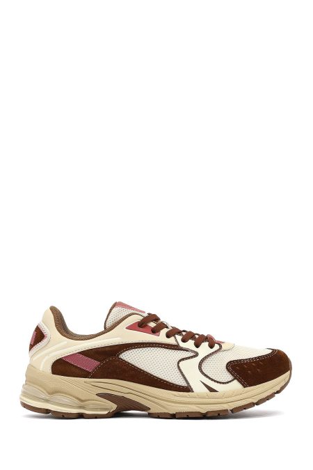 کتونی زنانه بژ بنددار لژدار دری مد Studio