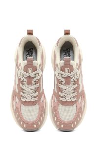 کتونی زنانه بژ بنددار لژدار دری مد Studio