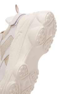 کتونی زنانه بژ بنددار لژدار دری مد