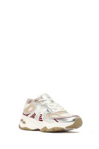 کتونی زنانه بژ بنددار لژدار دری مد