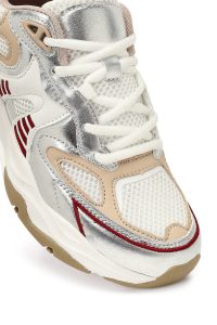 کتونی زنانه بژ بنددار لژدار دری مد