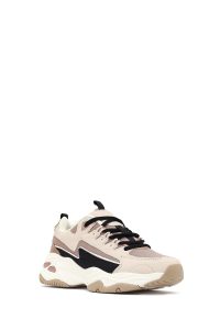 کتونی زنانه بژ بنددار لژدار دری مد