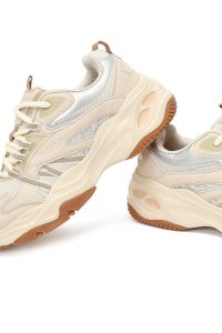 کتونی زنانه بژ بنددار لژدار دری مد