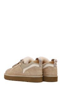 کتونی زنانه تدی جیر بژ خزدار بنددار لژدار دری مد