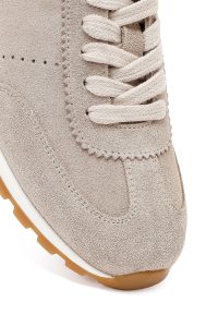 کتونی زنانه جیر بژ بنددار دری مد