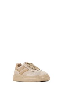 کتونی زنانه جیر بژ بنددار دری مد