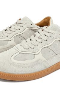 کتونی زنانه جیر بژ بنددار دری مد