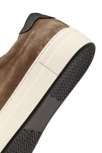 کتونی زنانه جیر بژ بنددار لژدار دری مد