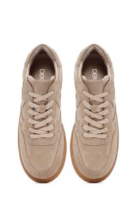 کتونی زنانه جیر شتری بنددار دری مد