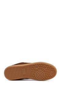 کتونی زنانه جیر قهوه‌ای بنددار دری مد Studio