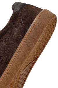 کتونی زنانه جیر قهوه‌ای بنددار دری مد