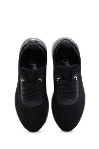 کتونی زنانه سیاه با بند چرم Derimod Zero