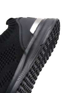 کتونی زنانه سیاه با بند چرم Derimod Zero