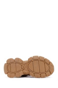 کتونی زنانه شتری بنددار لژدار دری مد