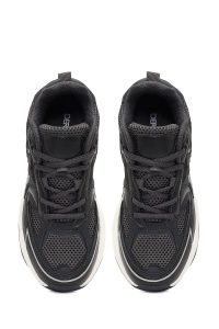 کتونی زنانه طوسی بنددار لژدار دری مد