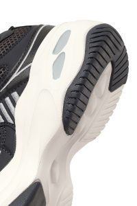 کتونی زنانه طوسی بنددار لژدار دری مد