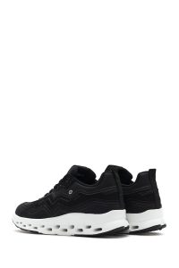 کتونی زنانه مشکی بنددار با زیره ضخیم دری مد