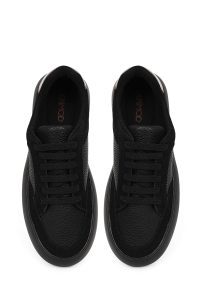 کتونی زنانه مشکی بنددار لژدار دری مد