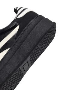 کتونی زنانه مشکی بنددار لژدار دری مد