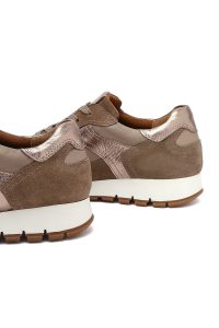 کتونی زنانه چرم ویزون بنددار دری مد