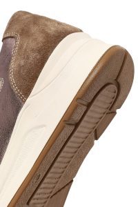 کتونی زنانه چرم ویزون بنددار لژدار دری مد