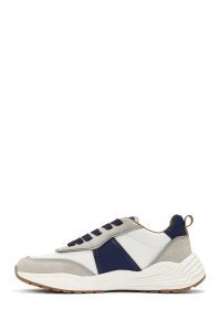 کتونی مردانه بژ بنددار زیره ضخیم ACBC x DERIMOD