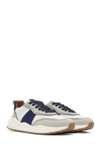 کتونی مردانه بژ بنددار زیره ضخیم ACBC x DERIMOD