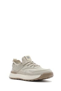 کتونی مردانه بژ بنددار زیره ضخیم دری مد