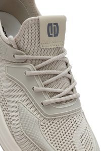 کتونی مردانه بژ بنددار زیره ضخیم دری مد