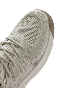 کتونی مردانه بژ بنددار زیره ضخیم دری مد