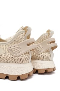 کتونی مردانه بژ بندی زیره ضخیم پارچه‌ای Derimod Zero